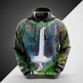 Custom Fashion Men Zipper Sport Athletic Jacket Hoodie